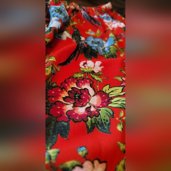 CITY STREETS - Tropical Bell Sleeve Sundress - Women's  Size S - Picture 8 of 15